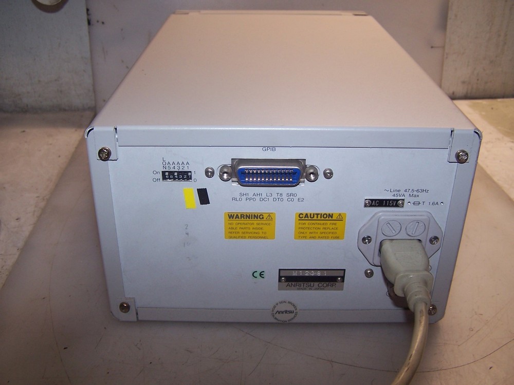 ANRITSU MN9611B PROGRAMMABLE OPTICAL ATTENUATOR