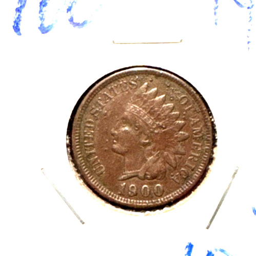 1900 indian head cent XF