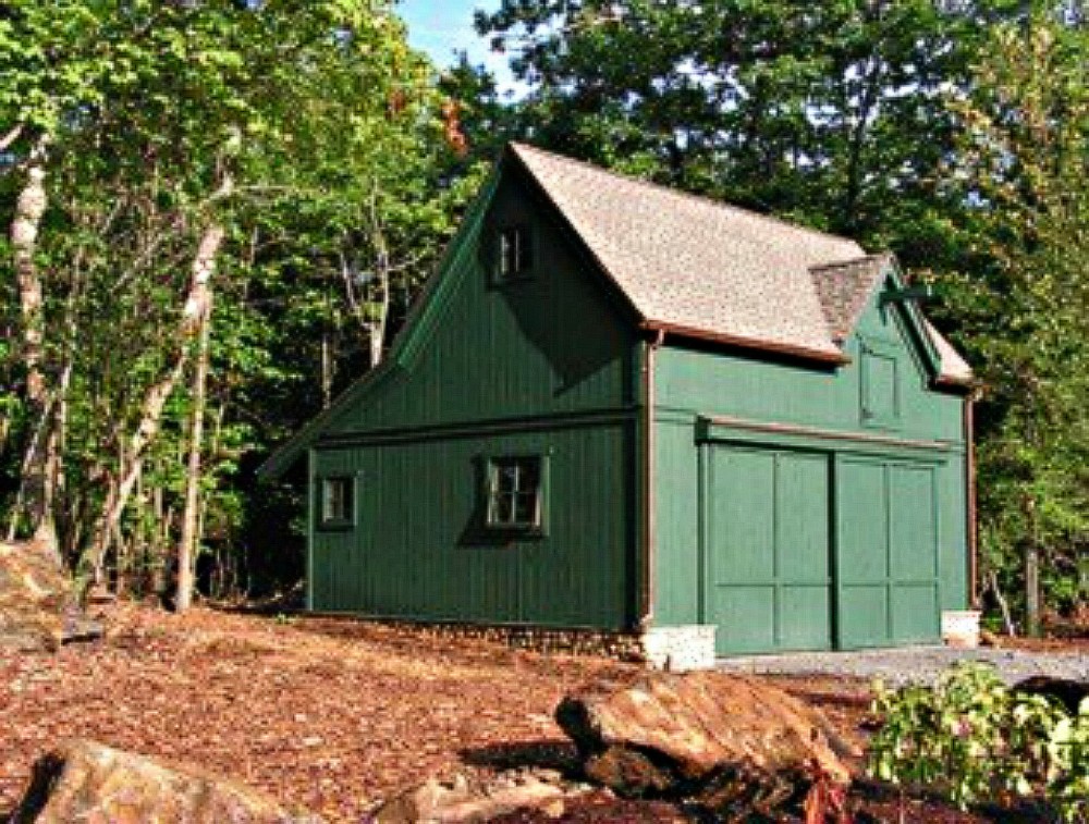 19 Backyard Barn Designs - Complete Pole-Barn Construction Plans (B1)