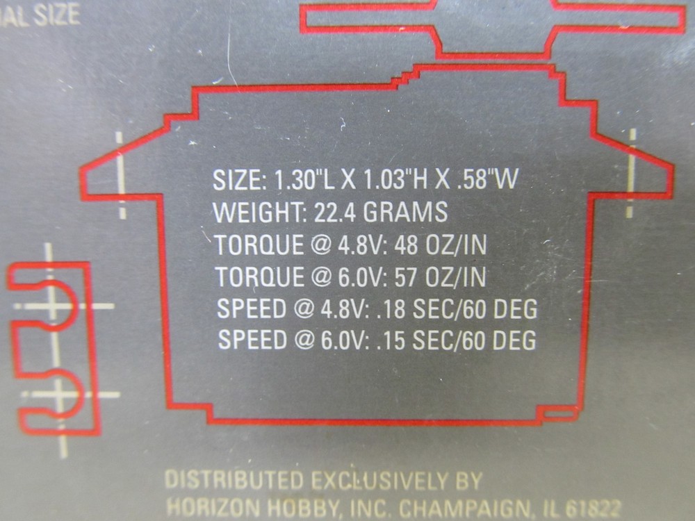 Four New JR MN48 Servos
