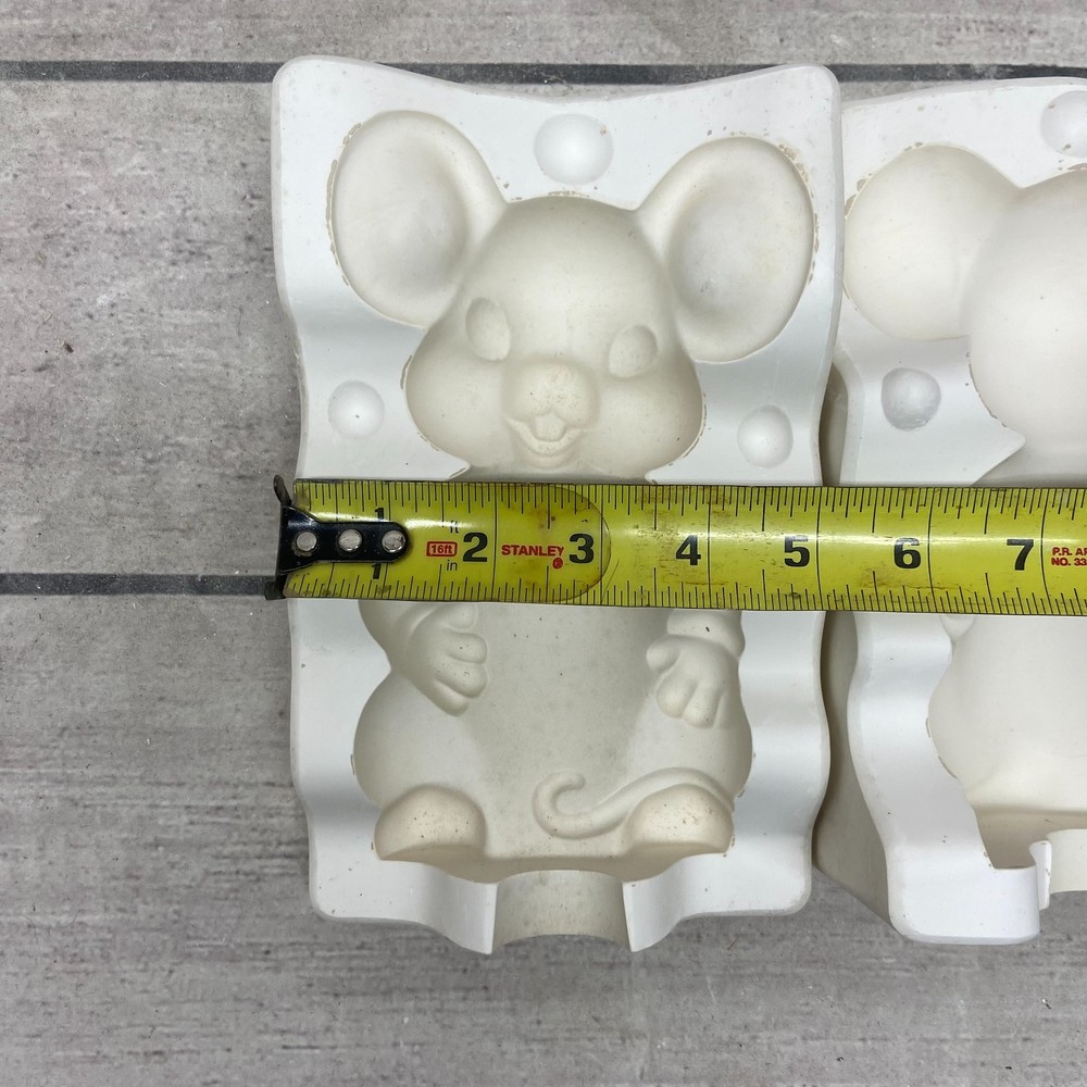 Unbranded Ceramic Casting Mold Mouse Figurine #R-602