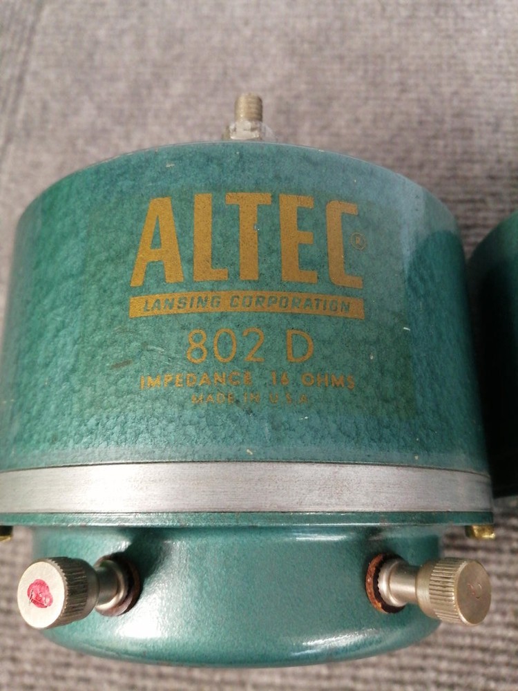 ALTEC 802D Driver Unit Pair Very Good from JP