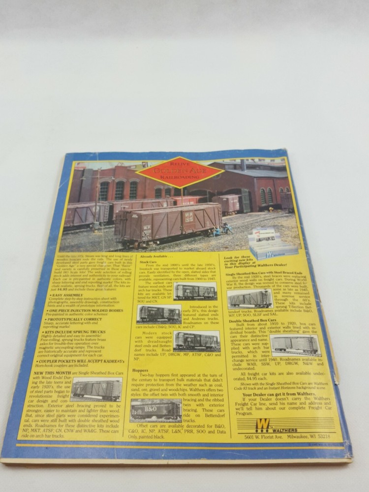 Model Railroader Magazine October 1985