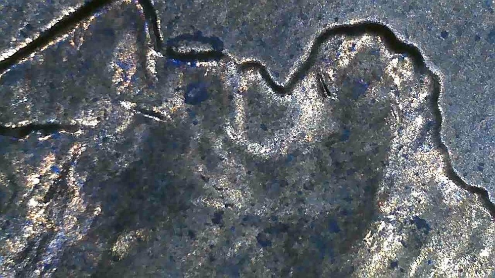 2014P penny with hitler mustaches.