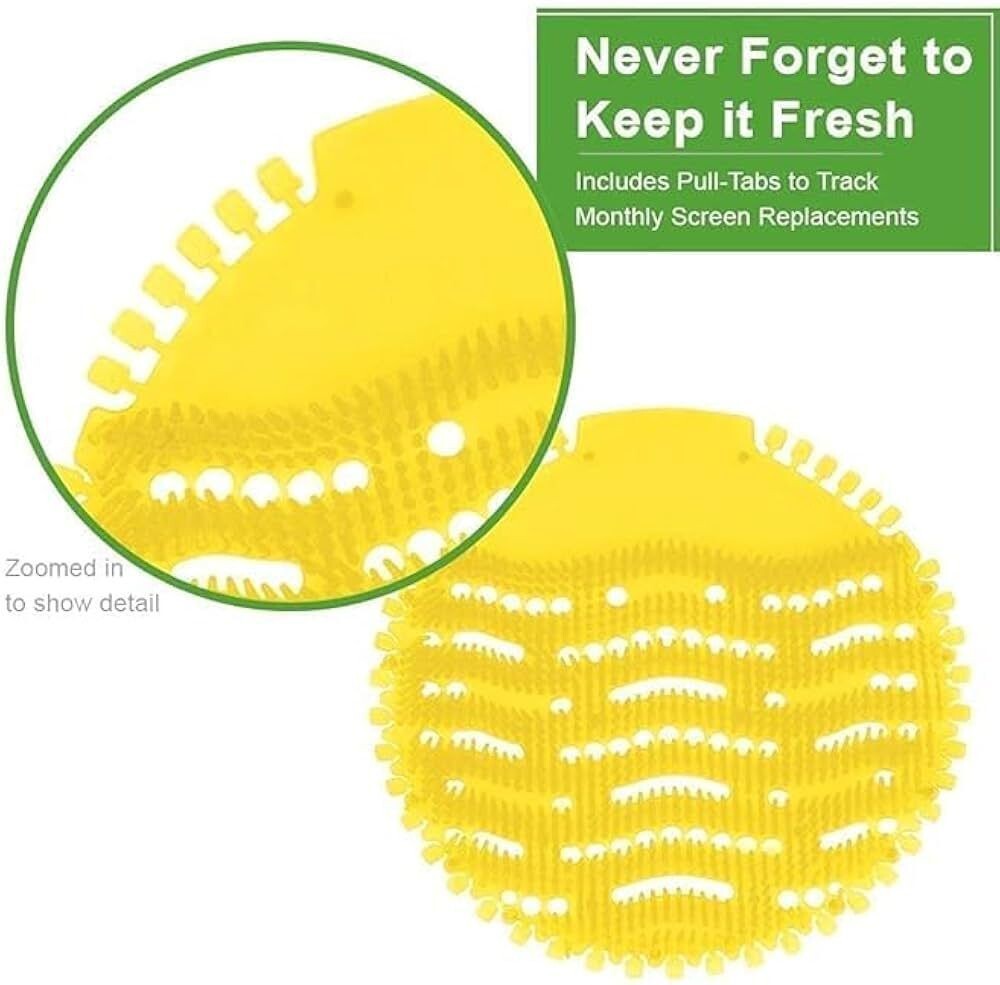 Urinal Screen Deodorizer  Anti-Splash Technology Odor Freshener 10/PACK