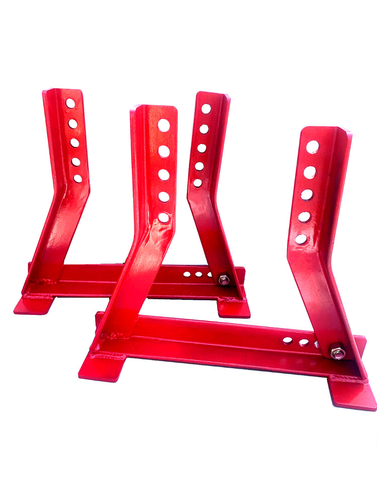 AUTO BODY, FRAME MACHINE HEAVY DUTY  2 UNIVERSAL, ADJUSTABLE WHEEL STANDS. Pair