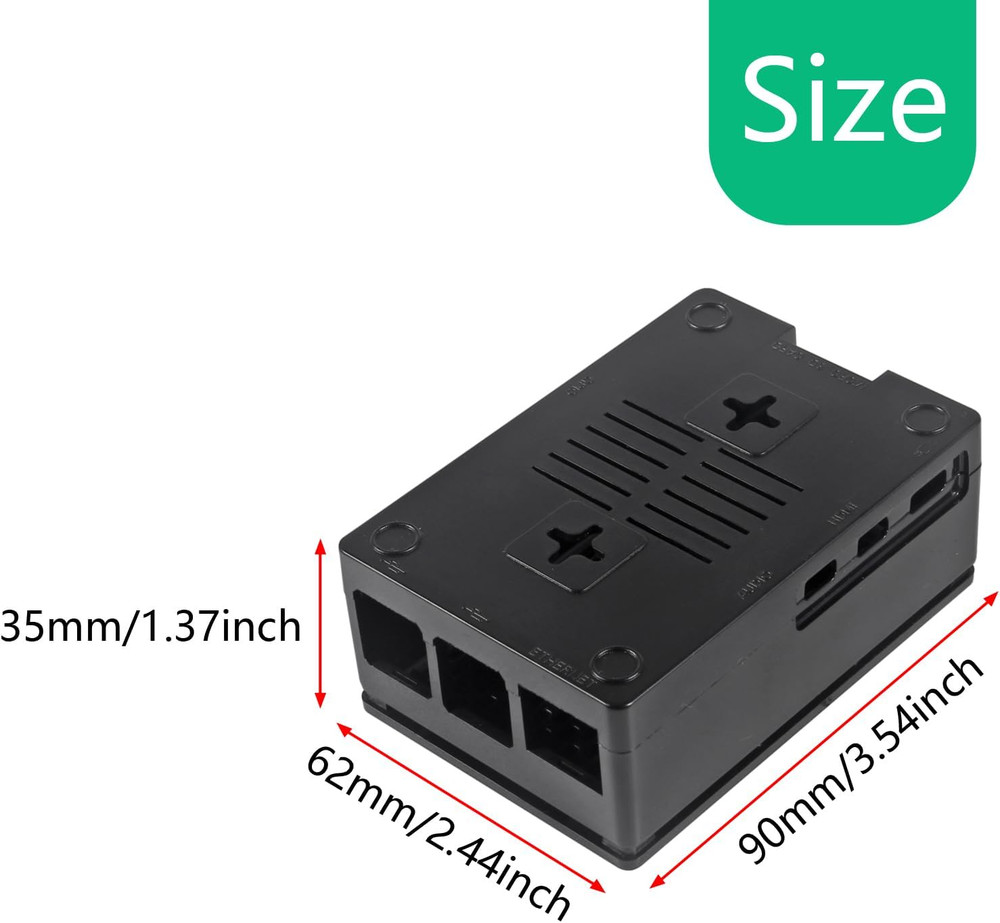 Raspberry Pi 5 ABS Raspberry Pi Case Plastic Shell Simple Removable Top Cover fo
