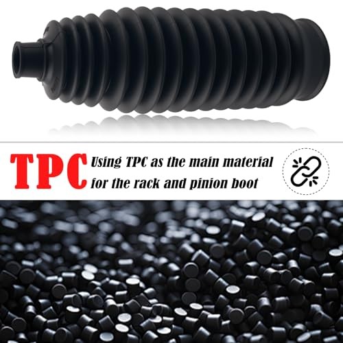 Car Inner Tie Rod Boot with Clips/Fastening Straps Replacement OEM