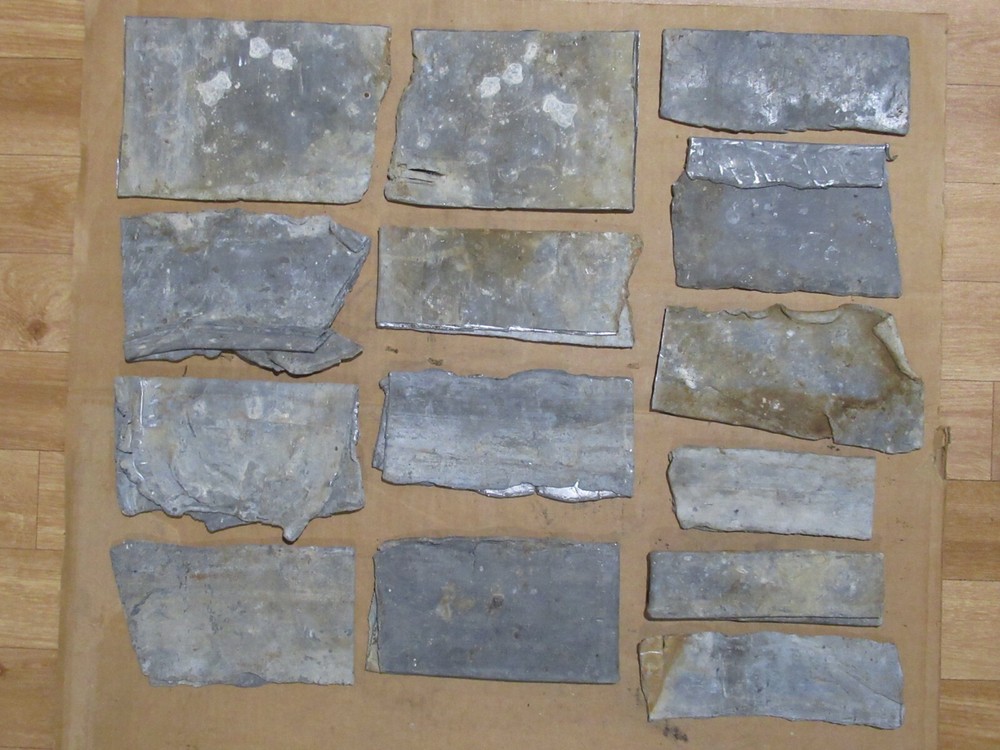 34 + lbs Lead pipe sheets for casting sinkers, jigs, bullets. (25)