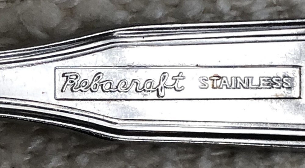 Reed & Barton COLONIAL HALL Stainless Rebacraft 5 Teaspoons