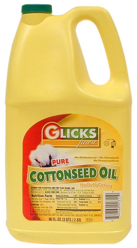 Finest, Pure Cottonseed Oil, 96oz Bottle