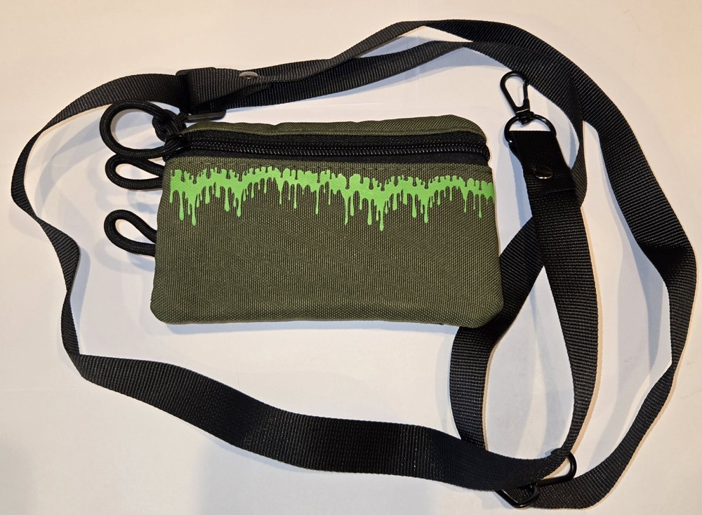 Vault Case Zippered Accessory Pouch With Shoulder Strap Custom