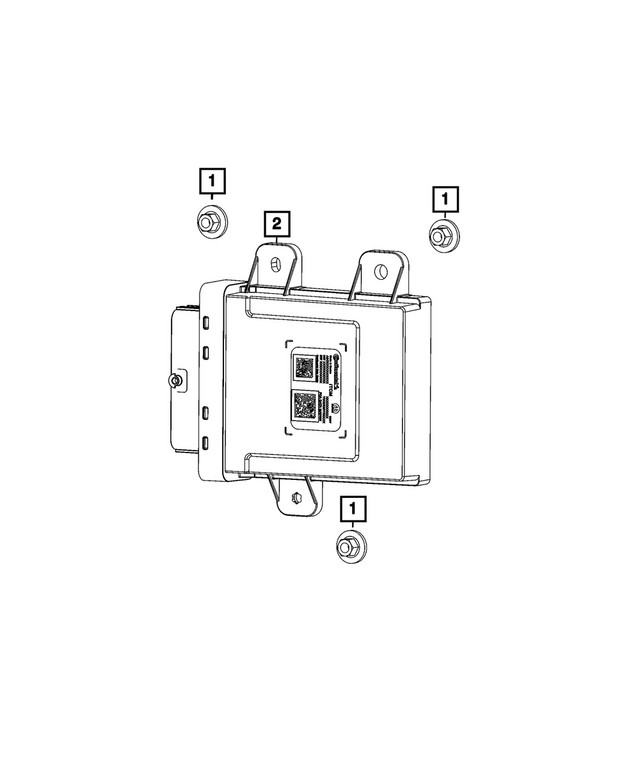Genuine Mopar Trailer Brake & Towing Control Module 68602159AH