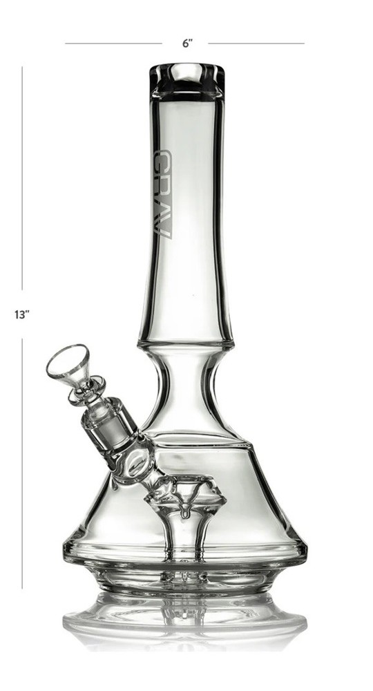 GRAV® EMPRESS WATER PIPE, GLASS BONG, CLASSY ELEGANT, HIGH FUNCTIONALITY