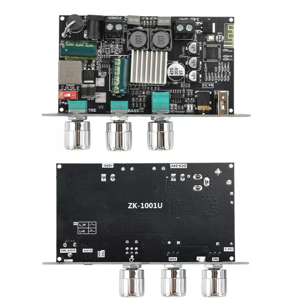 ZK-1001U Audio Power Amplifier Board Support Powerful Pair of Boxes Function