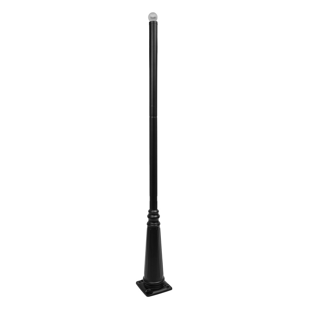 2.3 Meters Outdoor Split-type Light Post With Sturdy Ground Cage For Sidewalks
