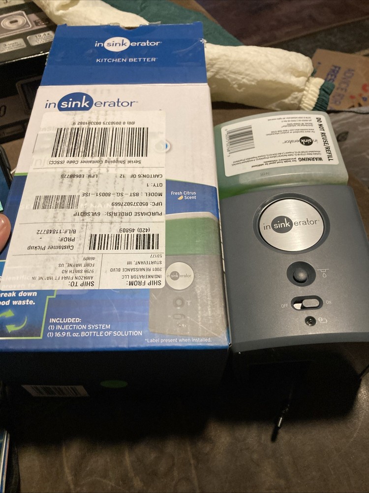 InSinkErator Boost Injection System Septic Guard Solution Kit Disposal Treatment