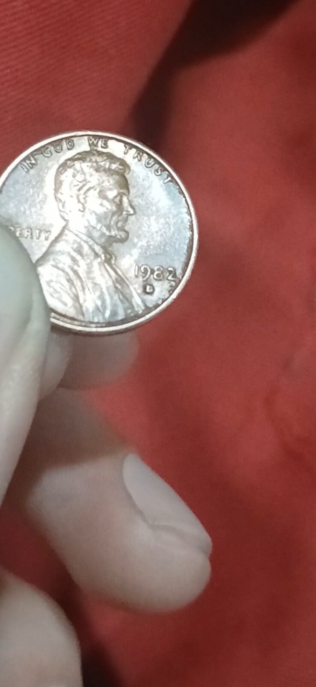 1982-D Lincoln Copper Penny, 3.1 Grams, large date
