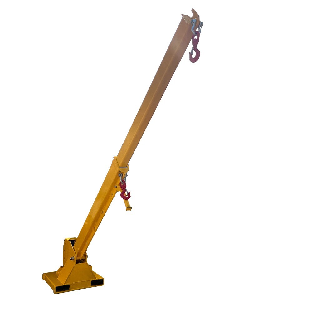 4400lbs Adjustable Forklift Mobile Crane, Lifting Forklift Extension Attachments
