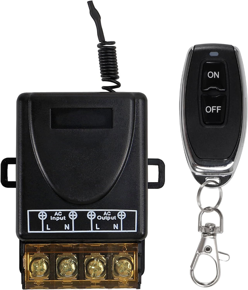 Wireless Remote Control Switch 30A Relay Switch with 328 Ft Long Range AC110V/12