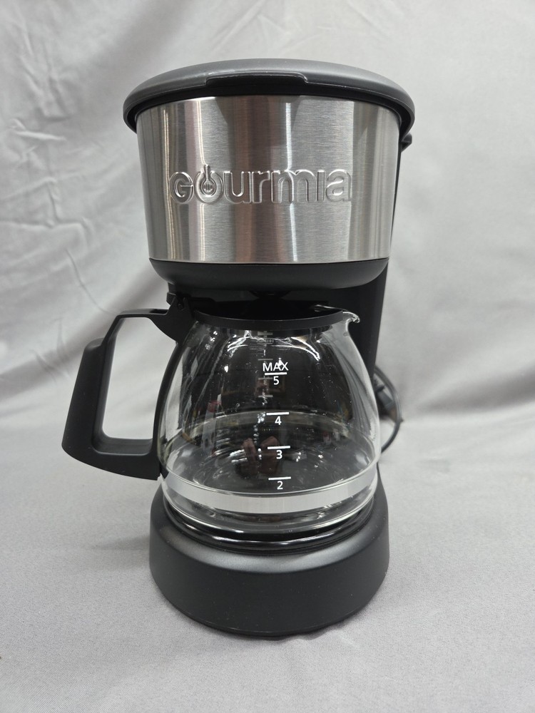 New GOURMIA 5 Cup One Touch Switch Coffee Maker with Keep Warm TESTED