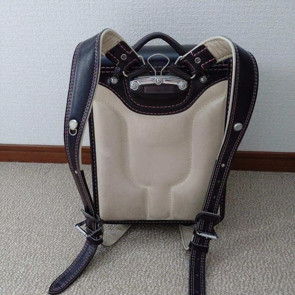 Randoseru Backpack Dark Brown Clarino Leather School Bag