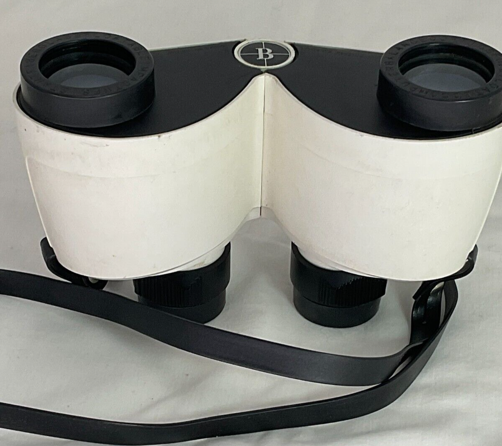 Vintage Bushnell Expo Extra Power Thumb Focus Binoculars with Strap