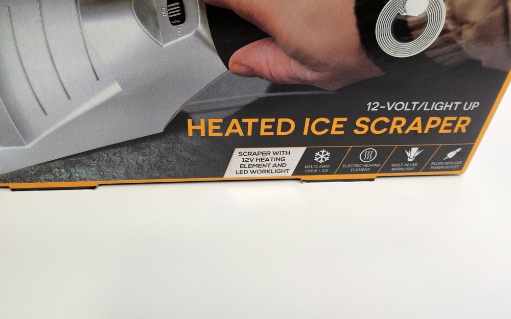 SmartGear New Heated Ice Scraper 12-Volt/Light Up