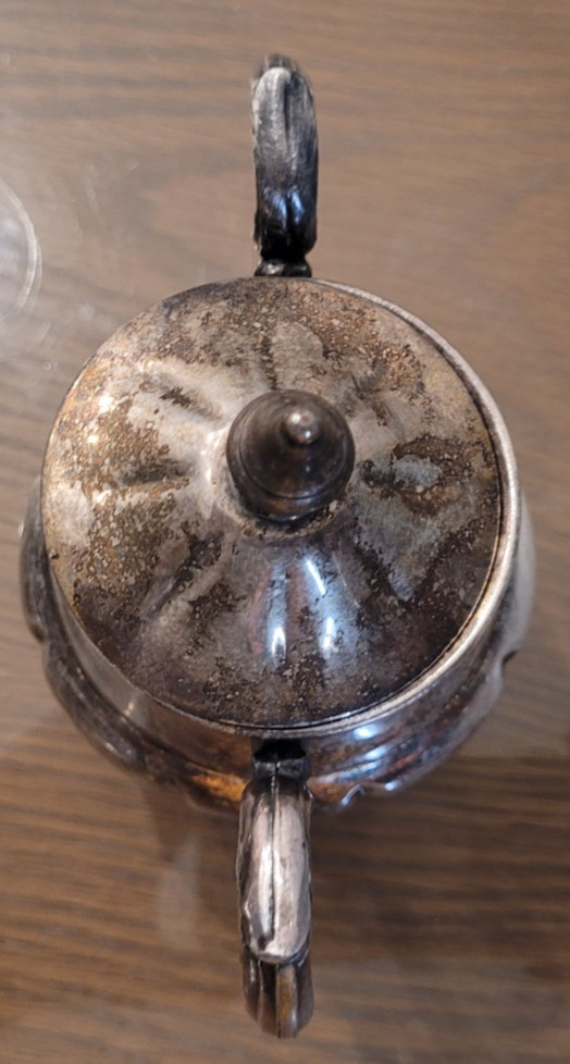Vintage Silver Plated Sugar Bowl With Lid