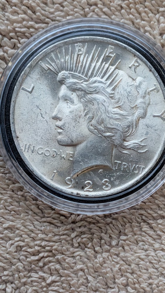 1923 Peace Dollar Silver Coin
