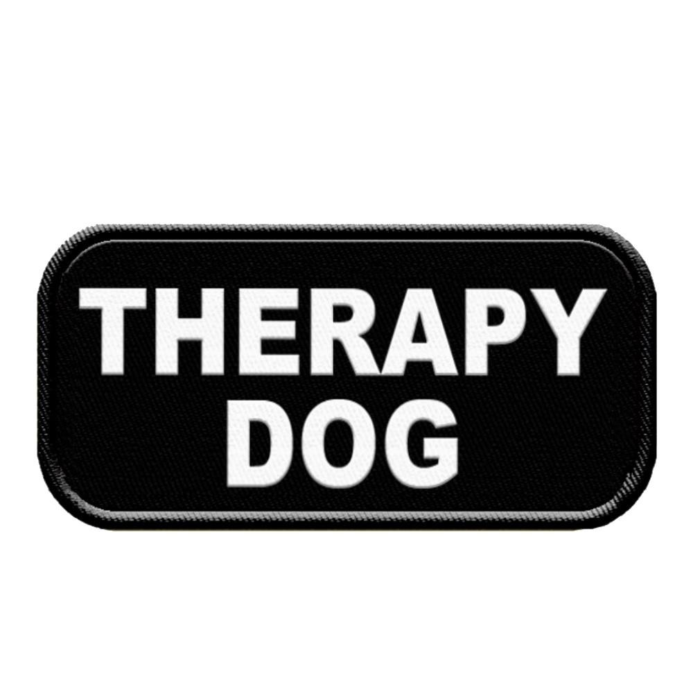 Therapy Dog Patch – Embroidered Sew-On Identification