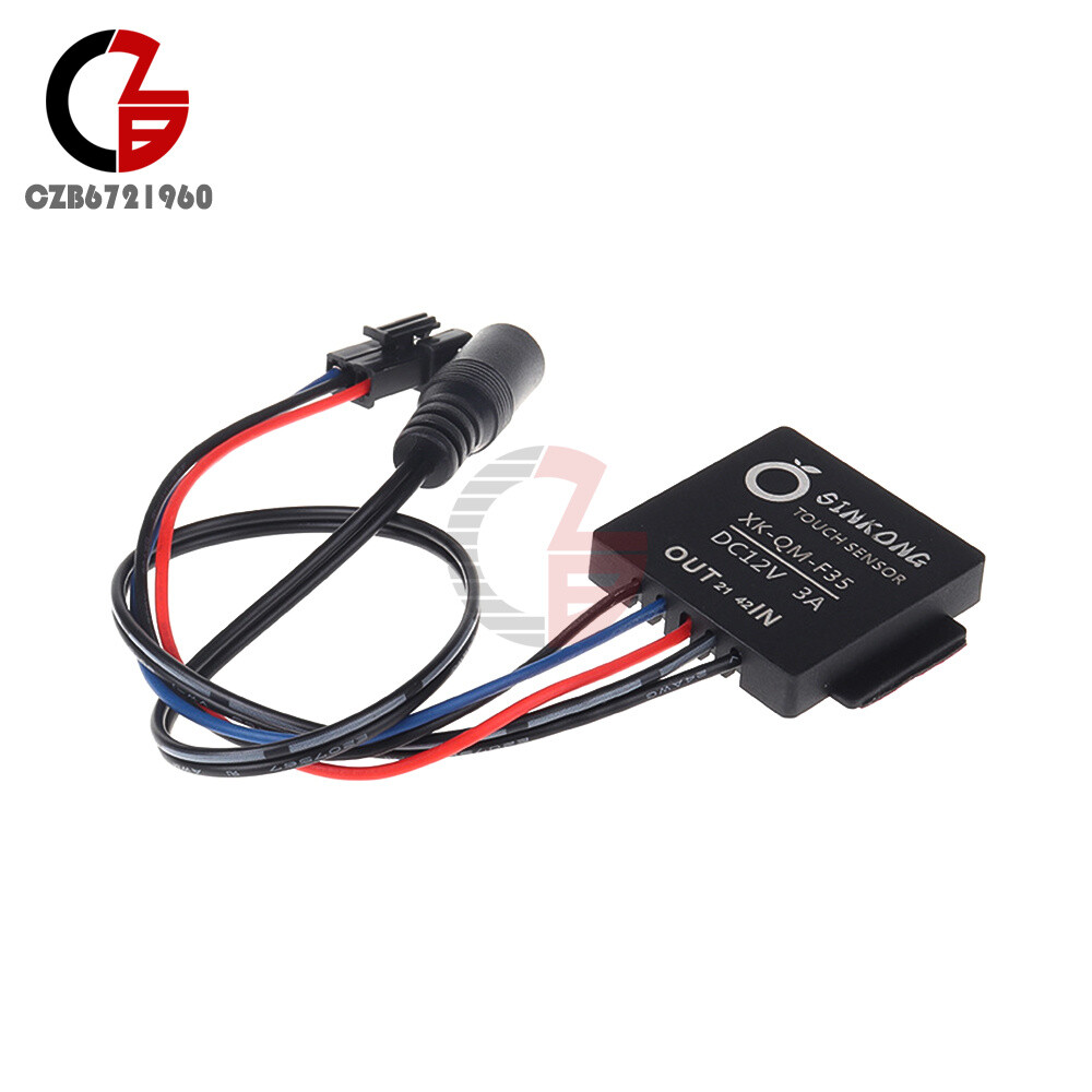 DC 12V 3A 36W Dual Color Temperature Stepless Dimmable Touch Sensor Switch