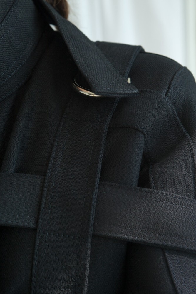 Black Heavy Duty Straitjacket - Restraining THIC Bondage Device High Quality
