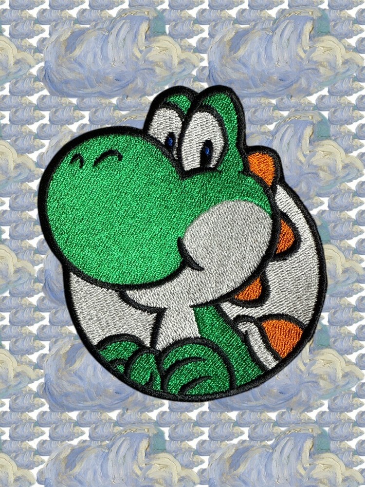 Yoshi Embroidery Patch multi sizes 3" - 6"