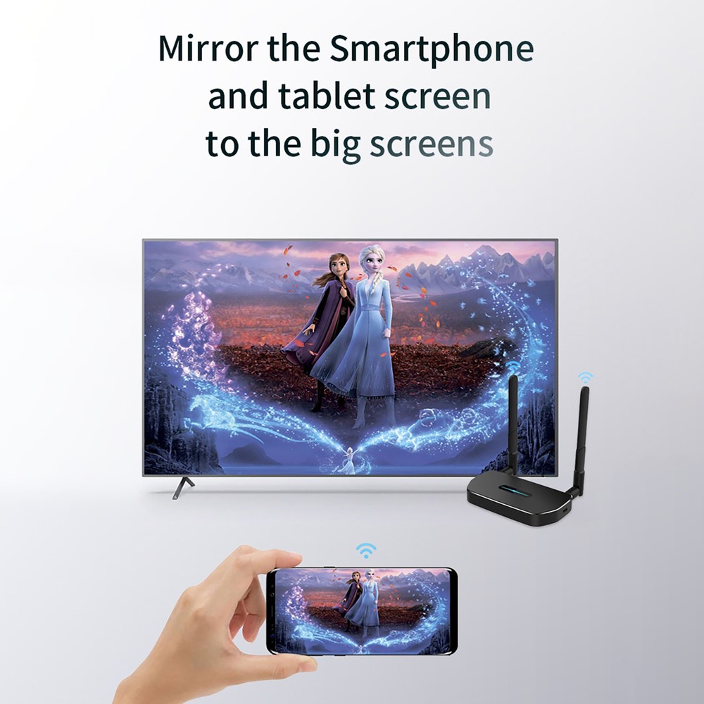 Plug Play 4K Wireless HDMI Video Transmitter Receiver Projector Switch PC TV