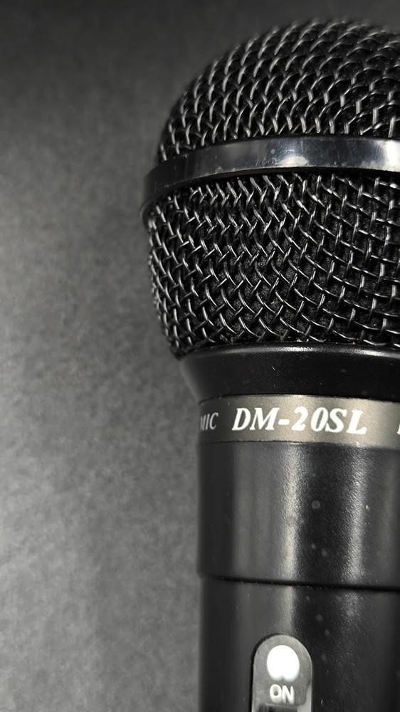 Uni-Directional DM-20SL Microphone Used Working Black