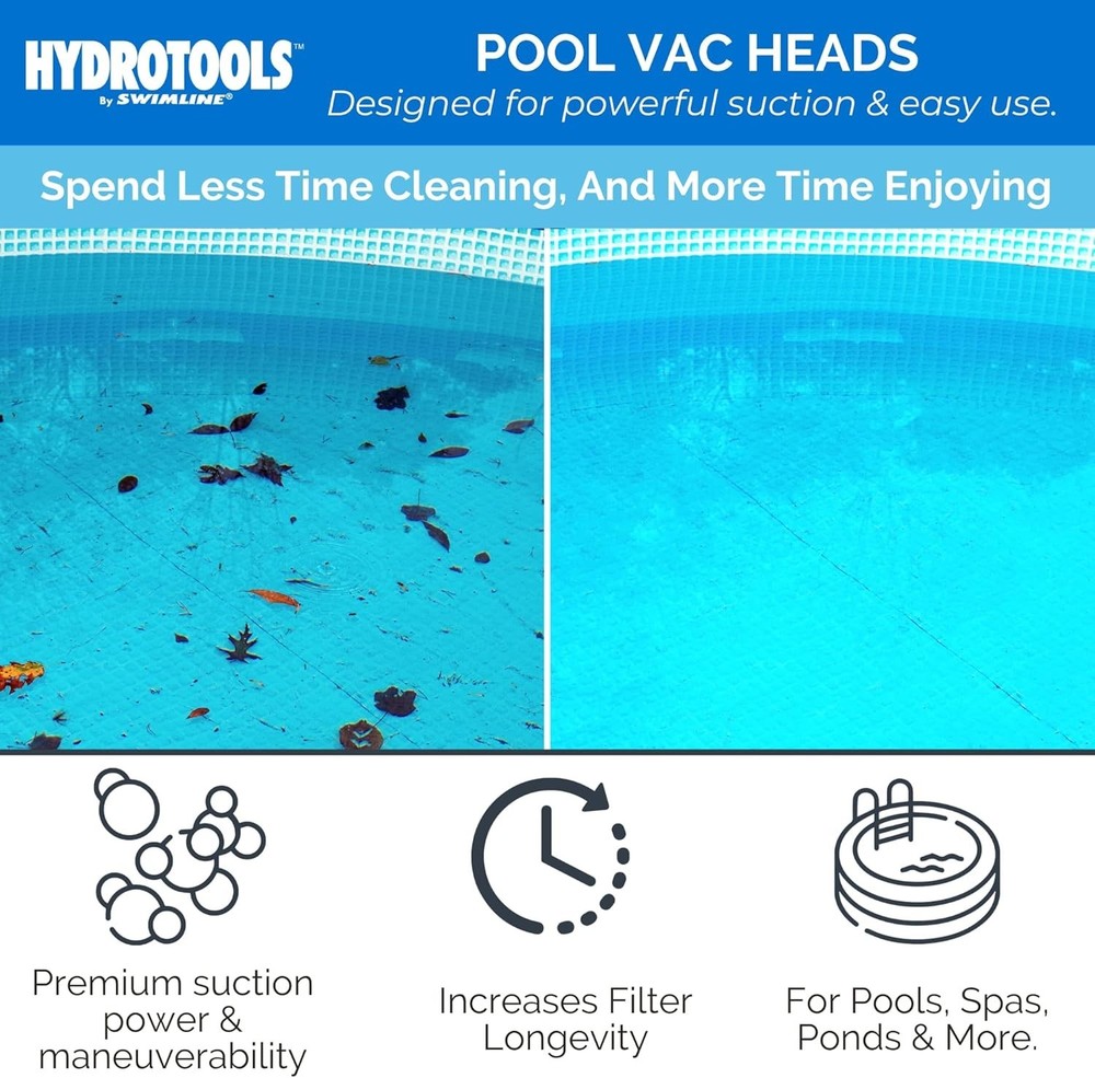Hydrotools Weighted Pool Vacuum Head for Inground & Above Ground Pools