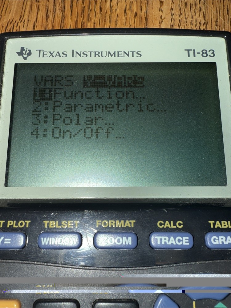 Texas Instruments TI-83 Graphing Calculator With Cover - Tested working