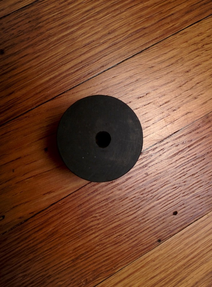 Rubber stopper, #8, 1-hole - 5 each