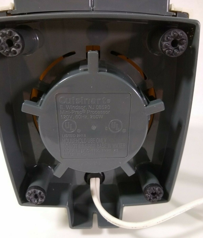 Cuisinart Mini-Prep Processor BASE tested 2 speed replacement part DLC-1 TX *