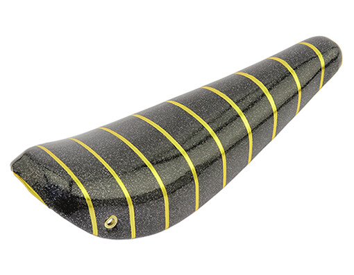16 Banana Saddle Sparkle/Black W/Gold Stripe.
