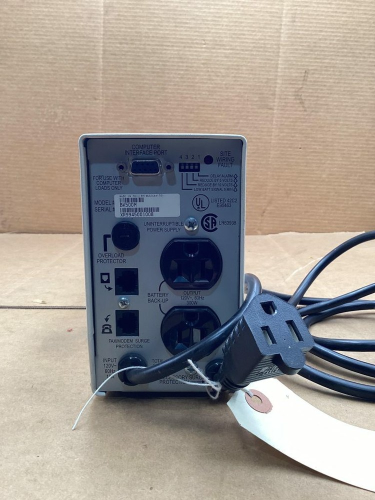 Back-UPS BK500M Modem Power Supply