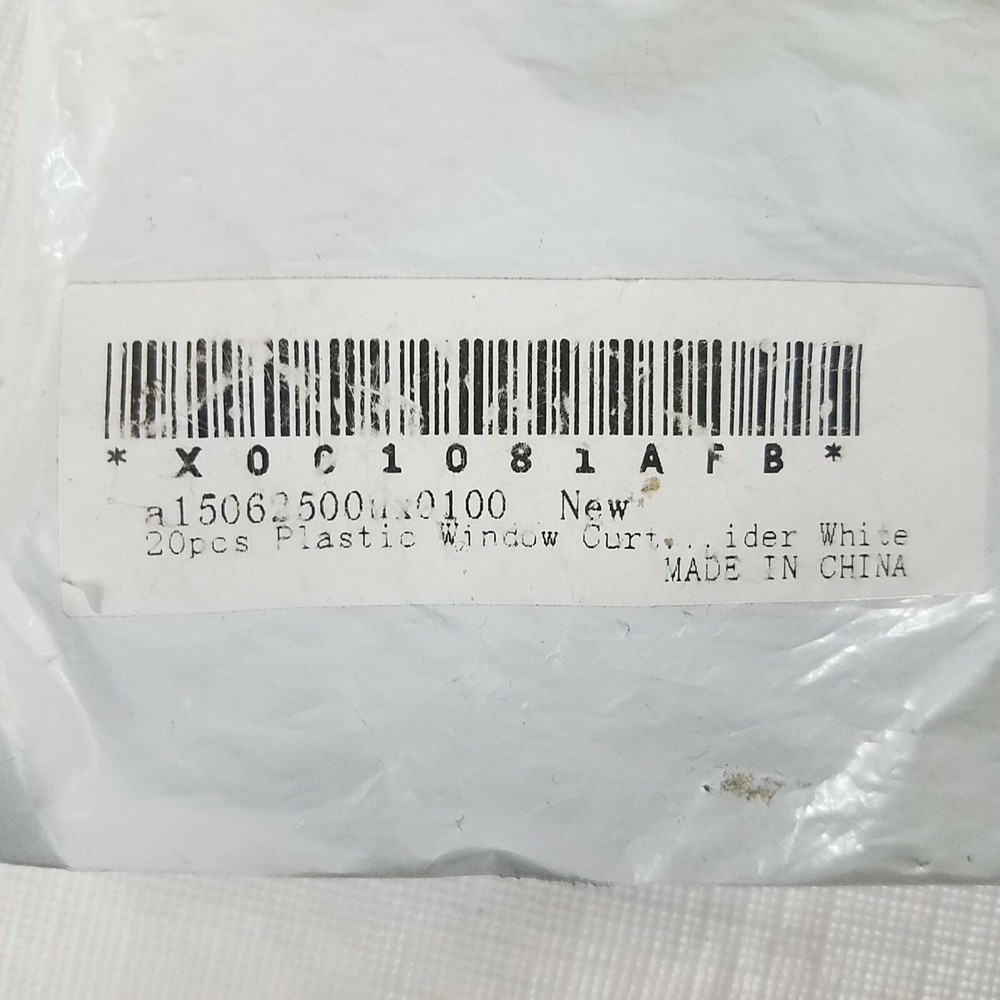 Window Curtain Hanging Pieces Plastic 20 Pieces