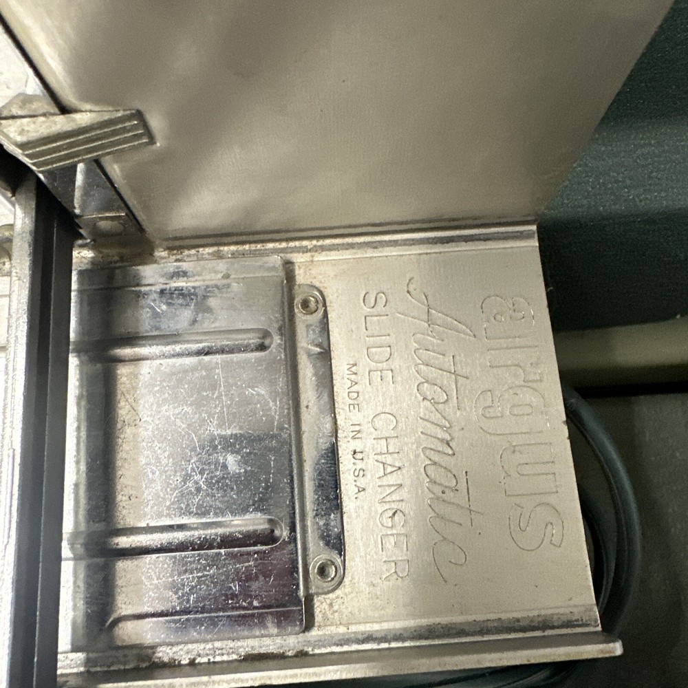 Argus 300 Automatic Vintage 35mm Slide Changer Projector With Case-Untested