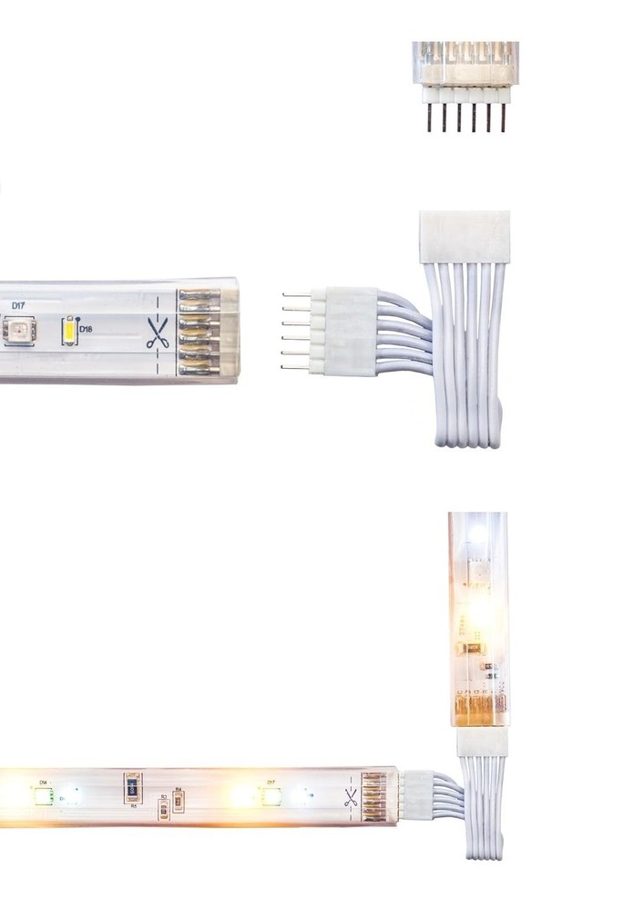 Flexible Corner Connector/Extension Cable for Philips Hue, WiZ Lightstrip 2in...