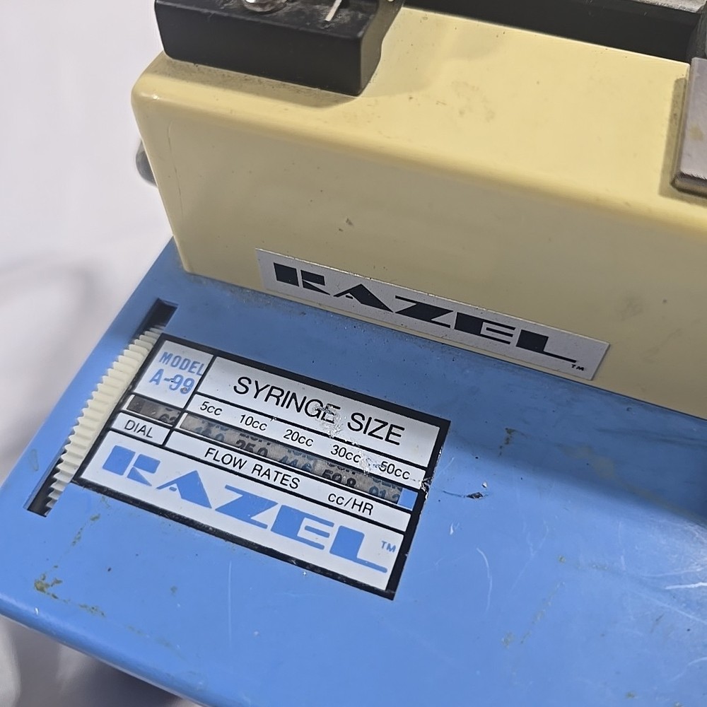 RAZEL Laboratory Variable Speed Syringe Infusion Pump, Model A-99