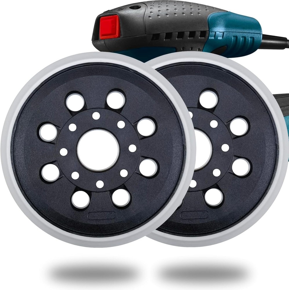 2 Pack 5 Inch 8 Hole Hook & Loop Replacement Sander Pad for 5" Bosch ROS20VS, RO