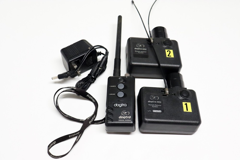 Dogtra RRS Remote Release System 1 Transmitter with 2 Receivers - New Batteries