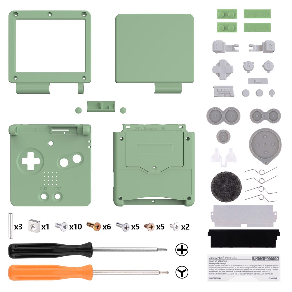 IPS Ready Upgraded Custom Replacement Housing Shell for Gameboy Advance SP GBA