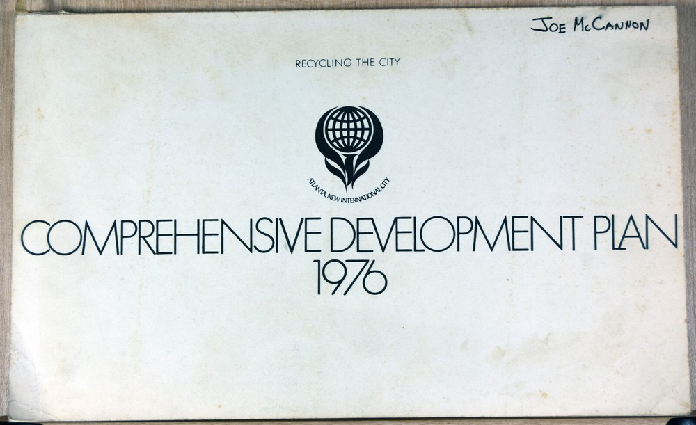 1976 Old Book Comprehensive Development Plan Atlanta GA Ordinance Goals